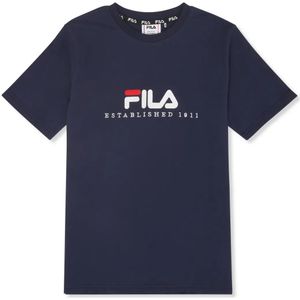 Fila - Carisio Regular - T-shirt - Zwart - Logo