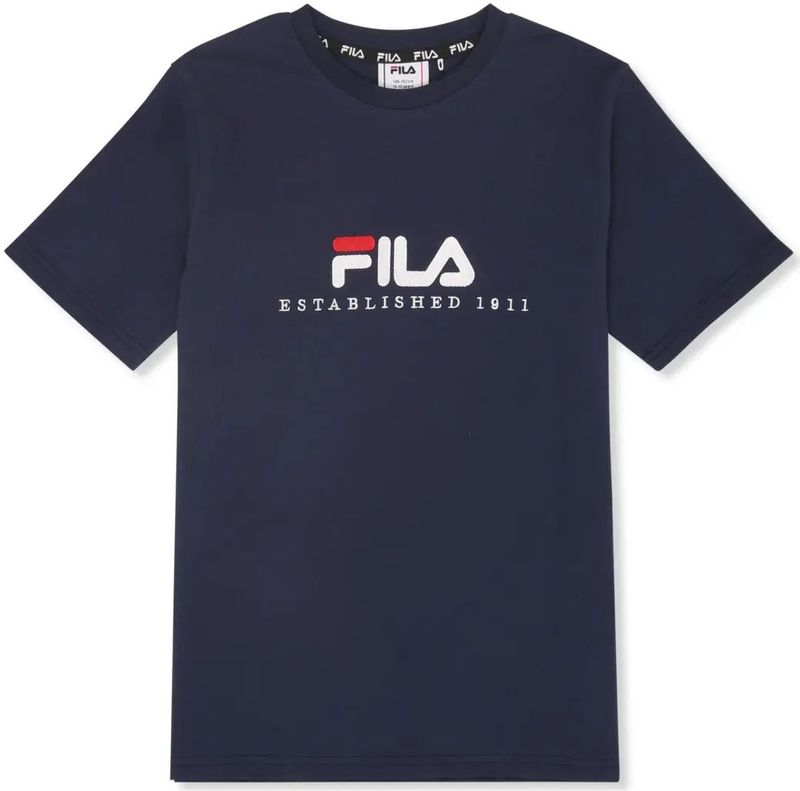Fila - Carisio Regular - T-shirt - Zwart - Logo