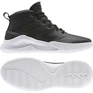 adidas - Own the Game - Basketbalschoen - Zwart - Cloudfoam Demping, Adiwear Buitenzoal
