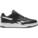 Reebok - BB 4000 II - Kindertrainers - Zwart - Leren Bovenwerk