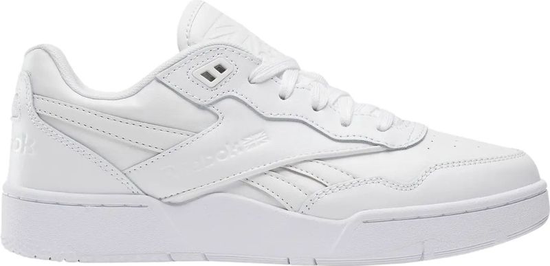Reebok - BB 4000 II - Kindertrainers - Wit - Leren Bovenwerk