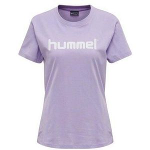 Hummel - hmlgo Cotton Logo - T-shirt - Zwart - Katoen