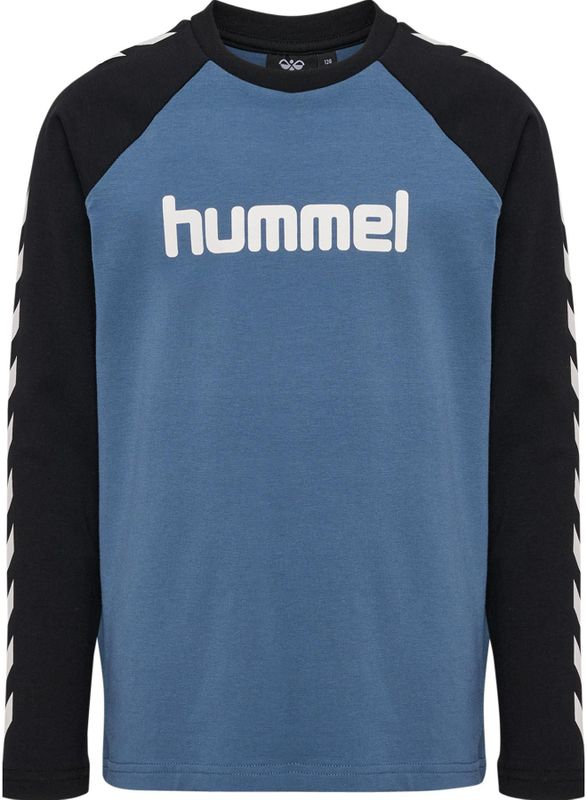 Hummel - hmlBOYS - T-shirt - Zwart - Lange Mouwen - Biologisch Katoen