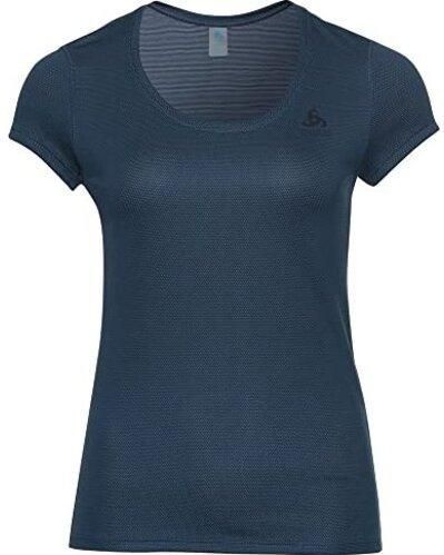 Odlo - Crew Neck S/S Active F-Dry Light - Ondershirt - Blauw