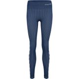 Hummel - Hmlmt Blaze Seamless Mw Tights - Insignia Blue - Sportbroeken