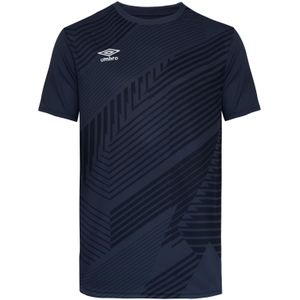 Umbro - League - T-shirt - Marine - Korte Mouwen - 100% Polyester