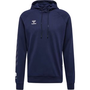 hummel - hmlMOVE GRID COTTON HOODIE - Sweater - Zwart - Katoenmix