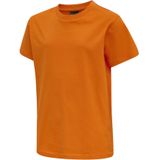Hummel - hmlRED BASIC T-Shirt - Rood - Katoen - Korte Mouwen