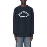 Champion - Sweatshirt - Marineblauw - Lange Mouwen - Ruime Pasvorm