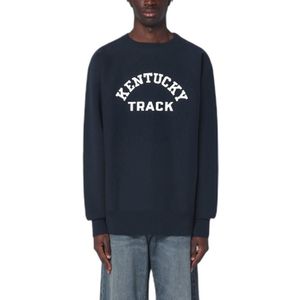 Champion - Sweatshirt - Marineblauw - Lange Mouwen - Ruime Pasvorm