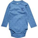 Hummel - Beesy Body - Lange Mouwen - Biologisch Katoen - All-over Bijenlogo Print