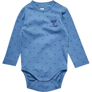 Hummel - Beesy Body - Lange Mouwen - Biologisch Katoen - All-over Bijenlogo Print