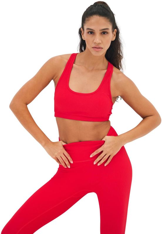 Onamaste - Lotus - Sport Bh - Zwart - V-hals en Racerback