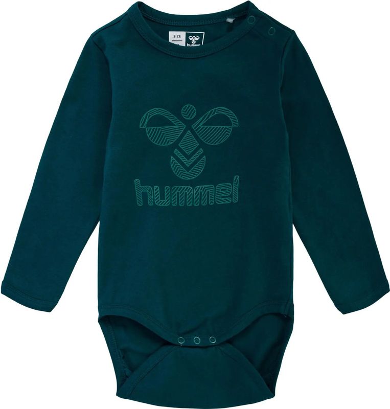 Hummel - Hmlfastwo Flipper Body - Deep Teal - Langarm Body