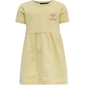 Hummel - Iris Dress - Kinderjurk - Italian Straw - Korte Mouwen - ca. 6 maanden
