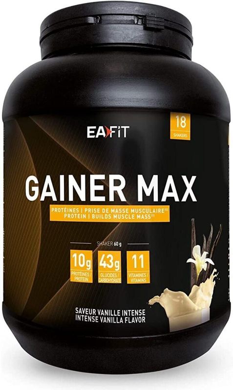 EA Fit - Gainer Max - Vanille - 1,1 kg - Gewichtstoename