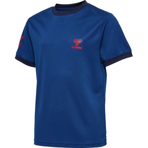 Hummel - Q4 - Kindertrui - Polyester - Netstof, Bedrukt Logo, Chevron Print