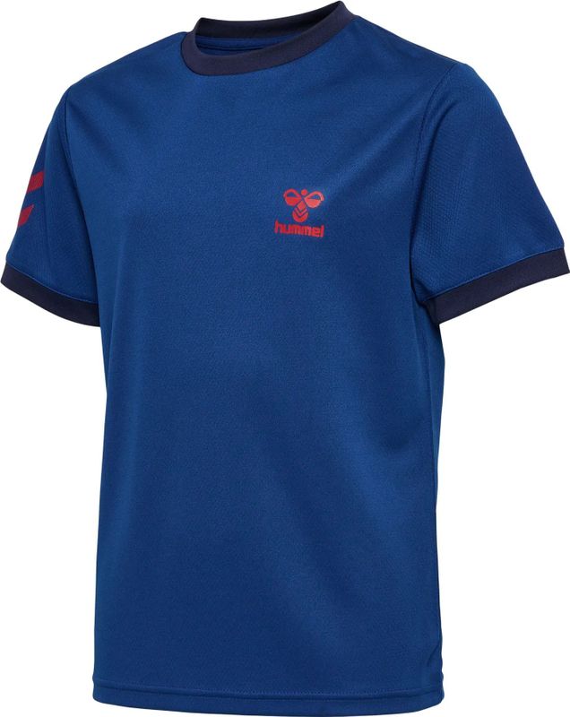 Hummel - Q4 - Kindertrui - Polyester - Netstof, Bedrukt Logo, Chevron Print