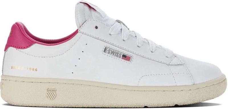 K-Swiss - Slammklub CC - Damestrainers - Wit - Synthetisch Leer