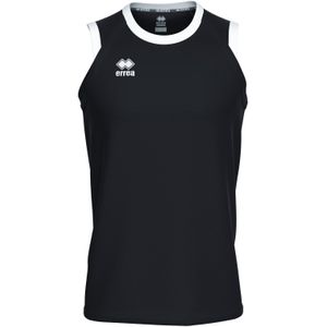 Errea - Dayton - T-shirt - Zwart/Wit - 100% Polyester