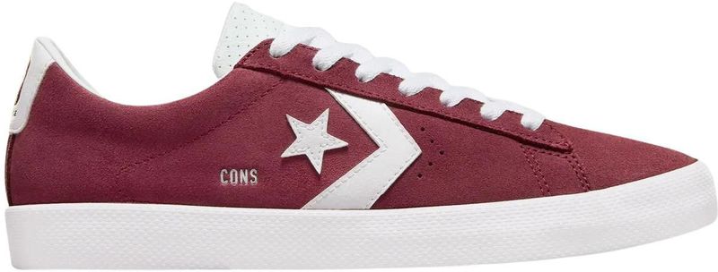 Converse - PL Vulc Pro - Sneakers - Bordeaux Suede - Antislip Rubberen Zool