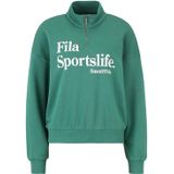 Dames sweatshirt met 1/2 rits Fila Lachy