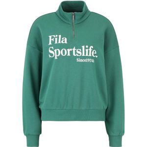 Dames sweatshirt met 1/2 rits Fila Lachy