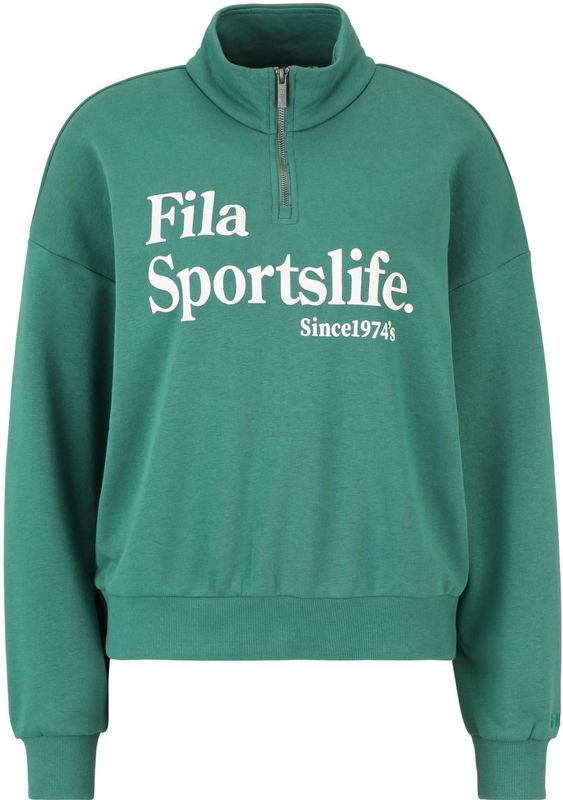 Dames sweatshirt met 1/2 rits Fila Lachy