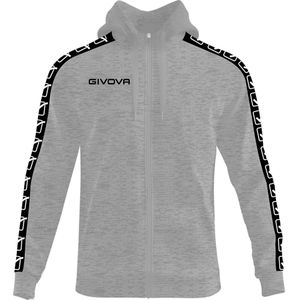 Sweatshirt capuchon met volledige rits Givova