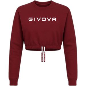 Givova - Crop Top - Dames - Lange Mouwen - 100% Katoen