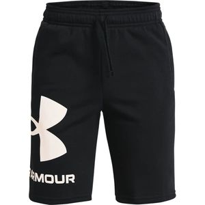 Under Armour - UA Rival Fleece Big Logo Shorts - Jongens - Grijs - Katoenmix