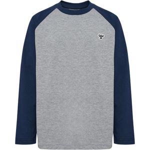 Hummel - Shirt 'Bee' - Navy / Grijs Gemêleerd - T-shirt