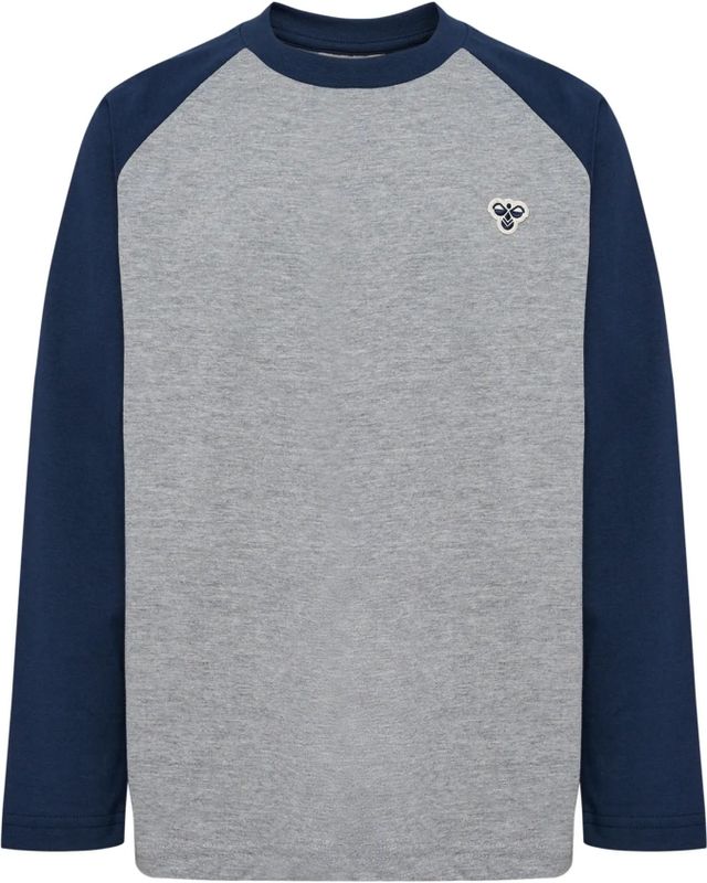 Hummel - Shirt 'Bee' - Navy / Grijs Gemêleerd - T-shirt