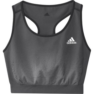 Adidas - Aeroknit - Mouwloos T-shirt - Grijs - 7-8 Jaar - Meisjes