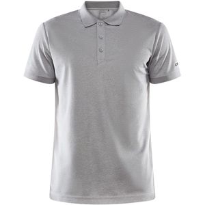 Polo Craft Men Core Unify Polo Shirt Grey Melange