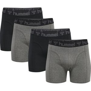 Hummel - Marston - Boxers - Zwart - Katoen - 4-Pack