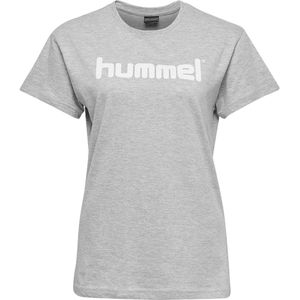 Hummel - HMLGO COTTON LOGO T-SHIRT WOMAN S/S - T-shirt - Zwart