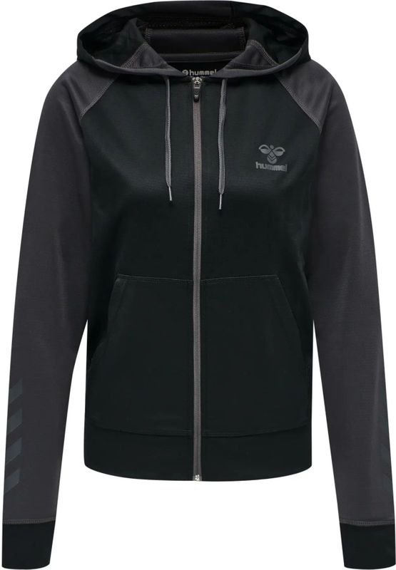 Hummel - hmlACTION - Dames Hoodie - Met Capuchon - Ritssluiting