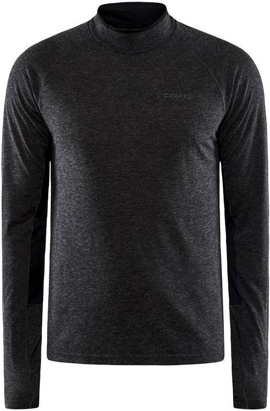 Craft Adv Subz Wool LS Tee 2 Heren - Sporttruien - zwart - Mannen