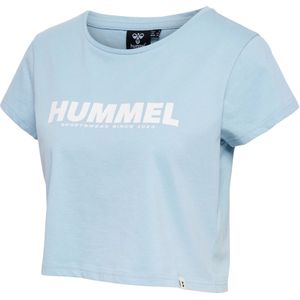 Hummel - hmlLegacy T-Shirt - Crop Top - Zwart - 100% Katoen