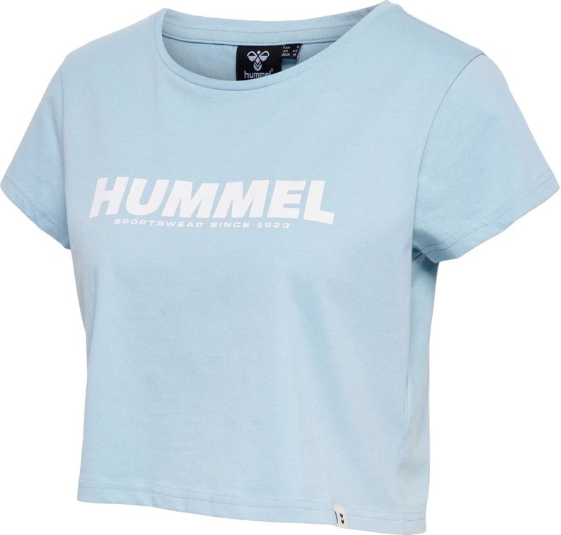 Hummel - hmlLegacy T-Shirt - Crop Top - Zwart - 100% Katoen