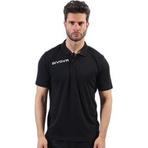 Givova - Polo Unisexe Pocket - Korte Mouwen - 100% Polyester Micromaille - Geborduurd Logo