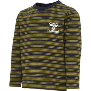 Hummel - hmlUNITED T-shirt L/S - Gestreept - Voor Babyjongens - Biologisch Katoen