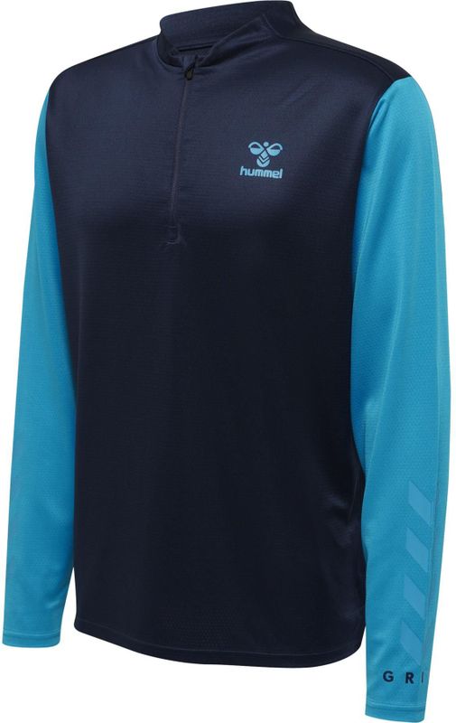 Sportsweatshirt - Sweatstof - Color-Blocking - Lange Mouw - Normale Pasvorm