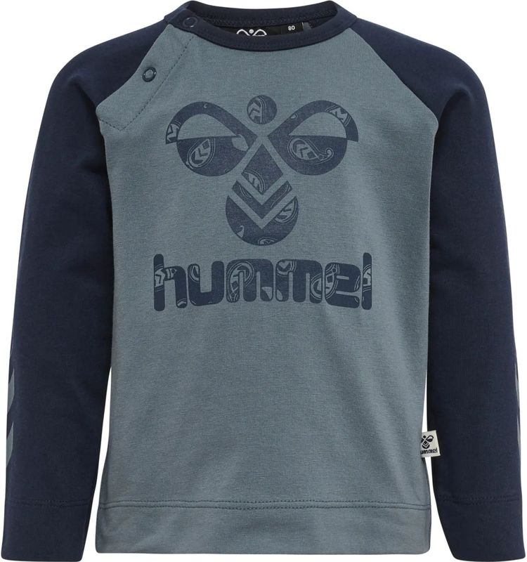 Hummel - hmlMARCUS - T-shirt - Lange Mouwen - Ademend Stretchkatoen