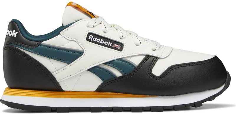 Reebok Schoenen - Leather - Krijt/Core Black/Semi Solar Gold - Reebok - 28 - Schoenen