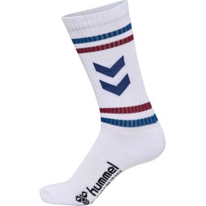Hummel - hml3-PACK SOCKS CHEVRON HIGH RETRO - Enkelsokken - Gekleurde Band - Sportieve Lifestyle Stijl