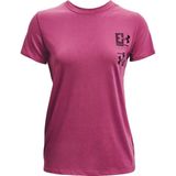 Under Armour - T-shirt - Dames - Katoenmix - Korte Mouwen - Modelnummer 13651366