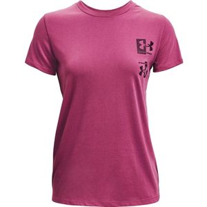 Under Armour - T-shirt - Dames - Katoenmix - Korte Mouwen - Modelnummer 13651366