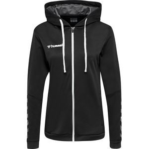 Hummel - hmlAUTHENTIC POLY ZIP HOODIE - Dames Hoodie - Gestructureerd Polyester